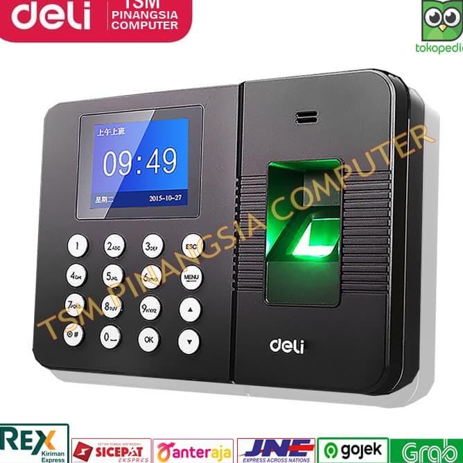 Deli E3960 Mesin Absensi Sidik Jari - Fingerprint - Finger Print