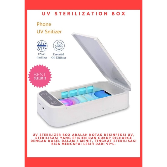 U100 UV Box Sterilizer Covid (Kill Germs & Bacteria) free HANDSANITIZE