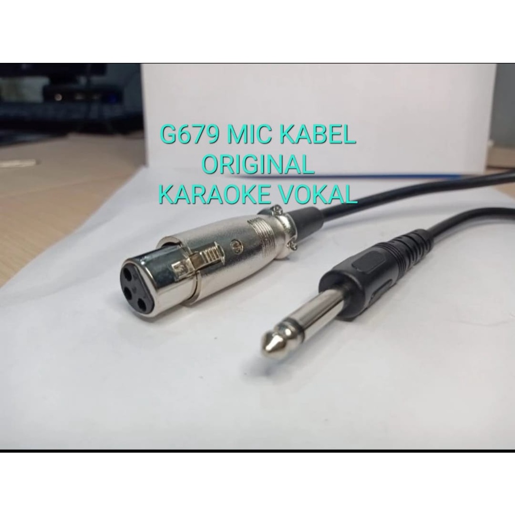 G679 MIC KABEL ORIGINAL MICROPHONE KARAOKE VOKAL AUDIO SOUND BEST MIK MIKROPHONE LEGENDARY DYNAMIC MIKROPON CARDIOID MIKROPHONE MEETING METING CABLE ARTIS VOCAL SISTEM PROFESIONAL PRO PENGERAS SUARA HIFI SUARA SENSITIF MC PIDATO SEMINAR CERAMAH ACARA LEGE