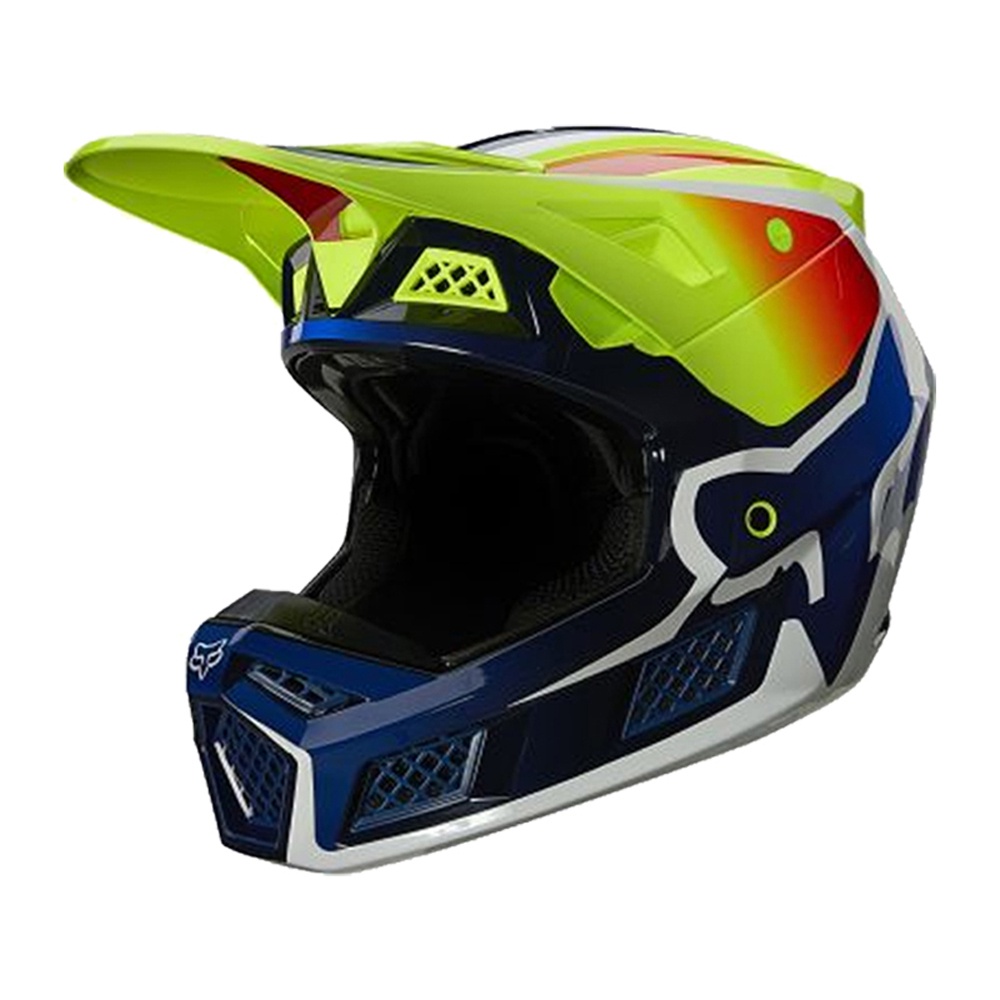 HELM TRAIL FOX V3 RS WIRED HELMET, ECE [FLO YLW]
