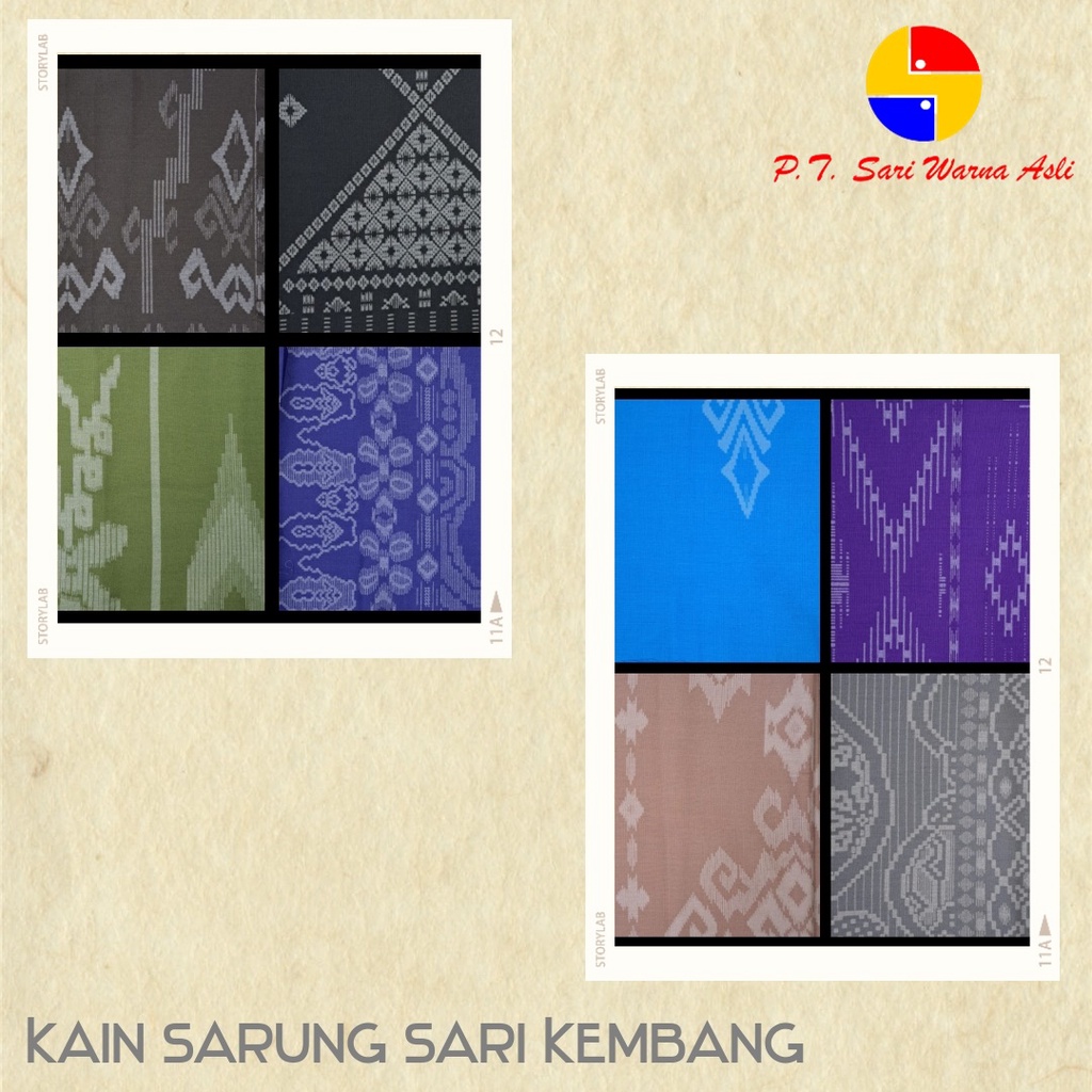 Kain Sarung Sari kembang