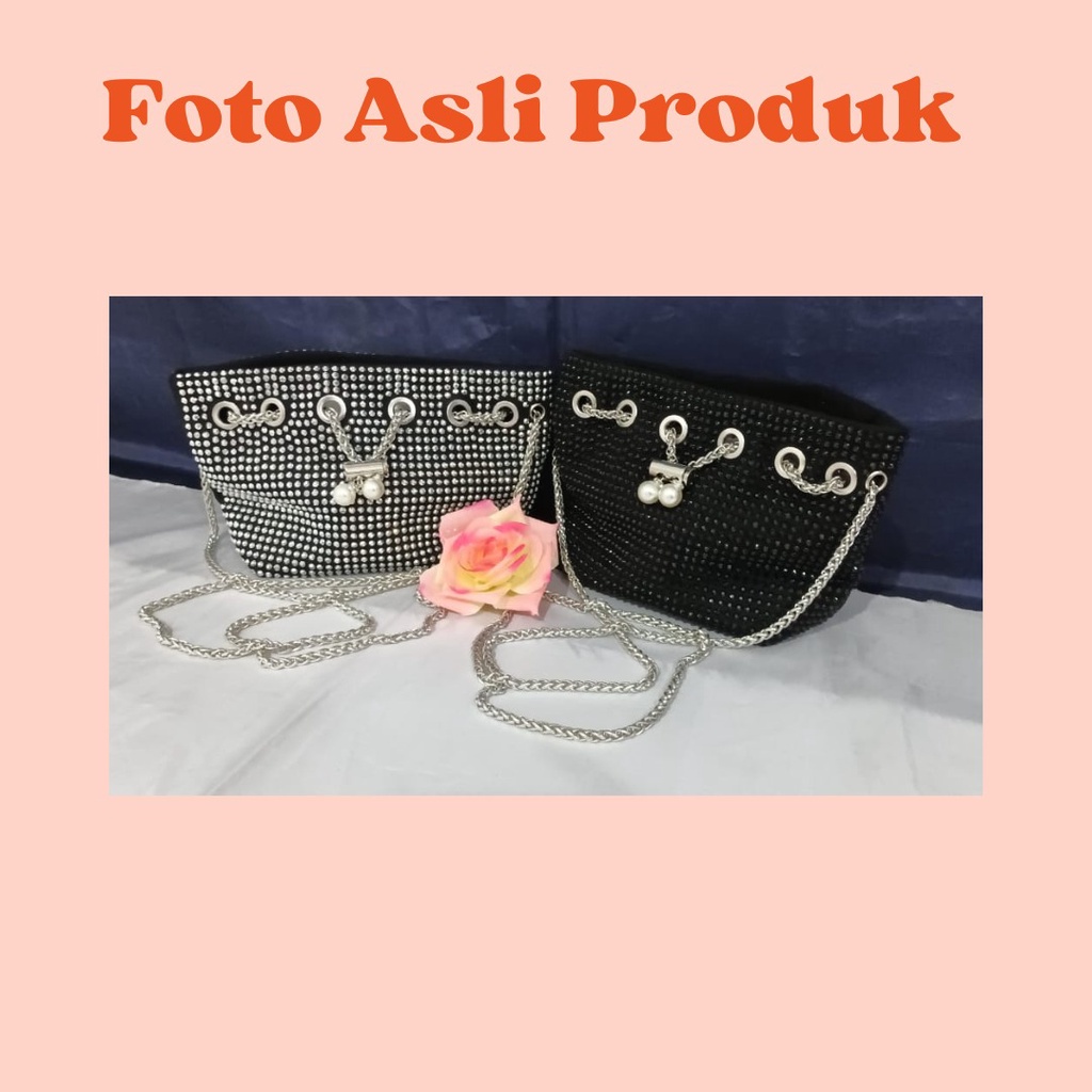 MB / Tas Selempang Bahu Wanita Fashion Kekinian Corak Berlian W02