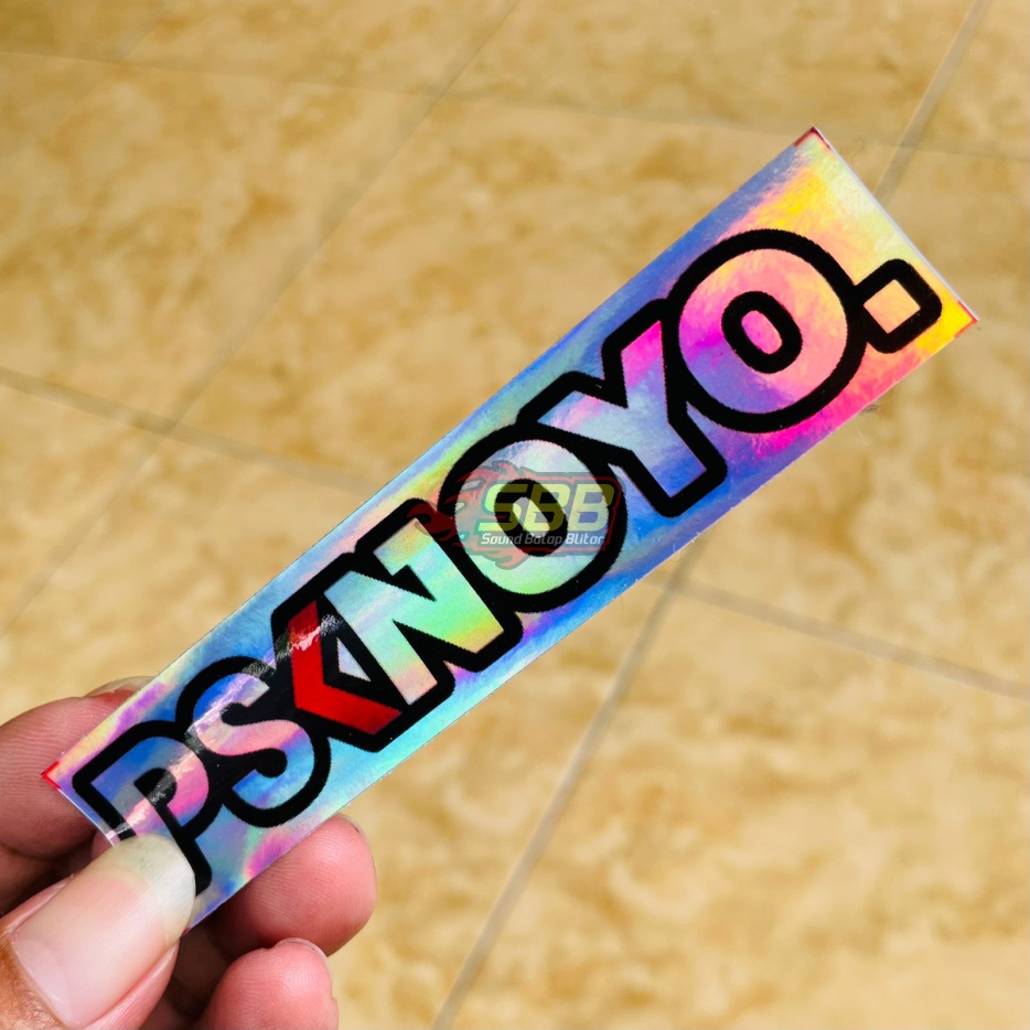 Stiker Hologram Oyo Yaudah Oyo Viral Asmarakacau