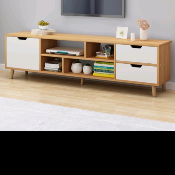 Terlaris Meja Tv Rak Tv Minimalis Bufet Tv Minimalis Kayu Modern