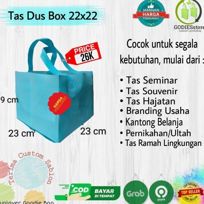 ------] tas hls box hajatan UK kotak nasi 22x22 dan 20x20 GOODIEBAG