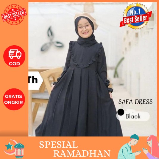 Rellia / Relia Flower Kids Set Hijab Kids Original By Putri Alifa - Termasuk Kerudung Jilbab Gamis B