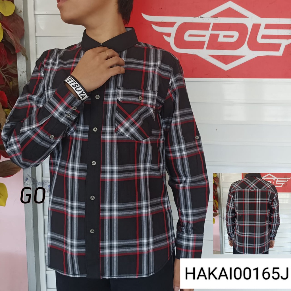 gos KBSB CDL By (CARDINAL) KEMEJA PANJANG JUMBO Pakaian Pria Kemeja Hem Casual Slimfit REGULER Lengan Panjang Motif Distro Original murah