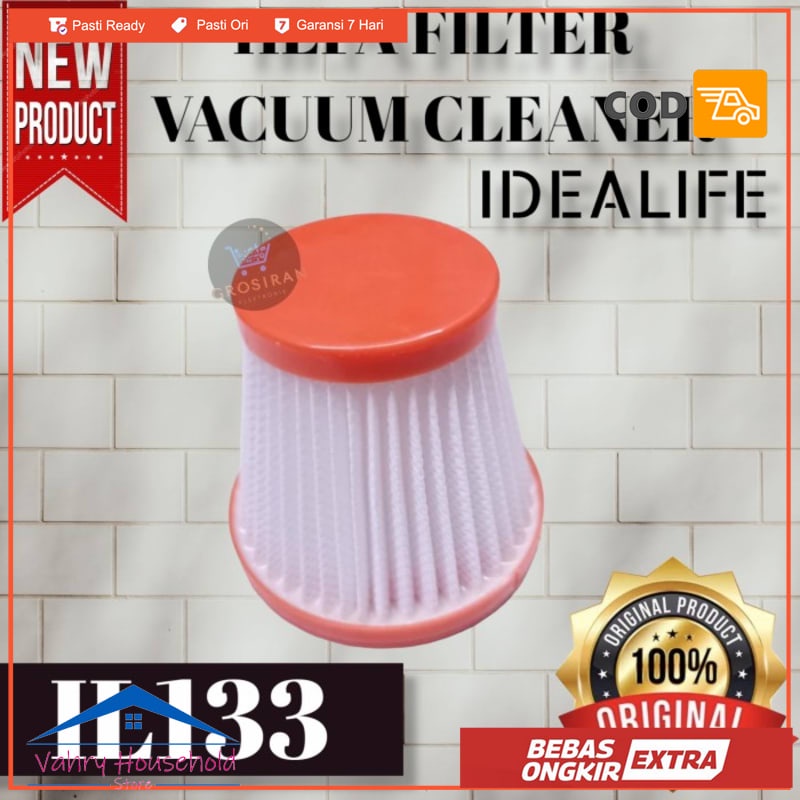 HEPA FILTER SARINGAN DEBU VACUUM CLEANER IDEALIFE IL133 IL 133 ORI