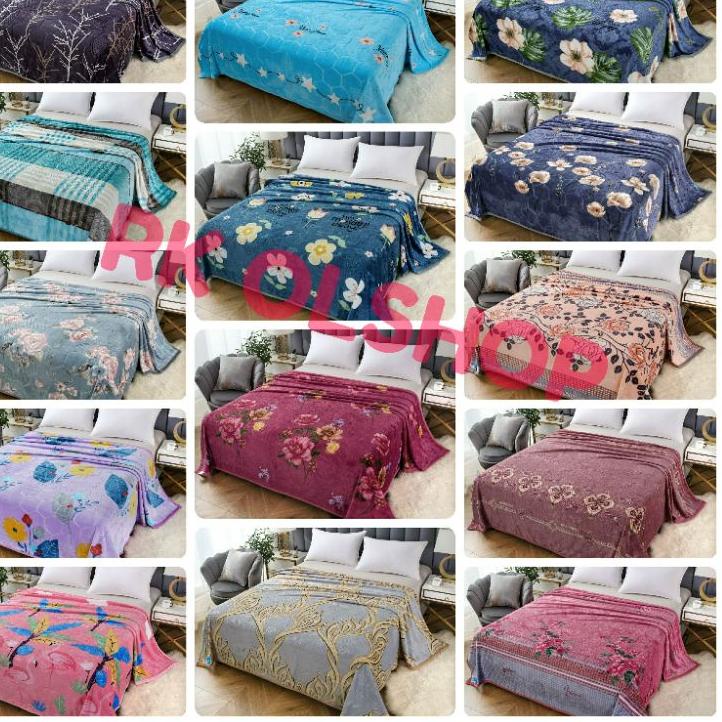 10#VDB-B Selimut List Embos Motif 180x200(Free Tas) ATD