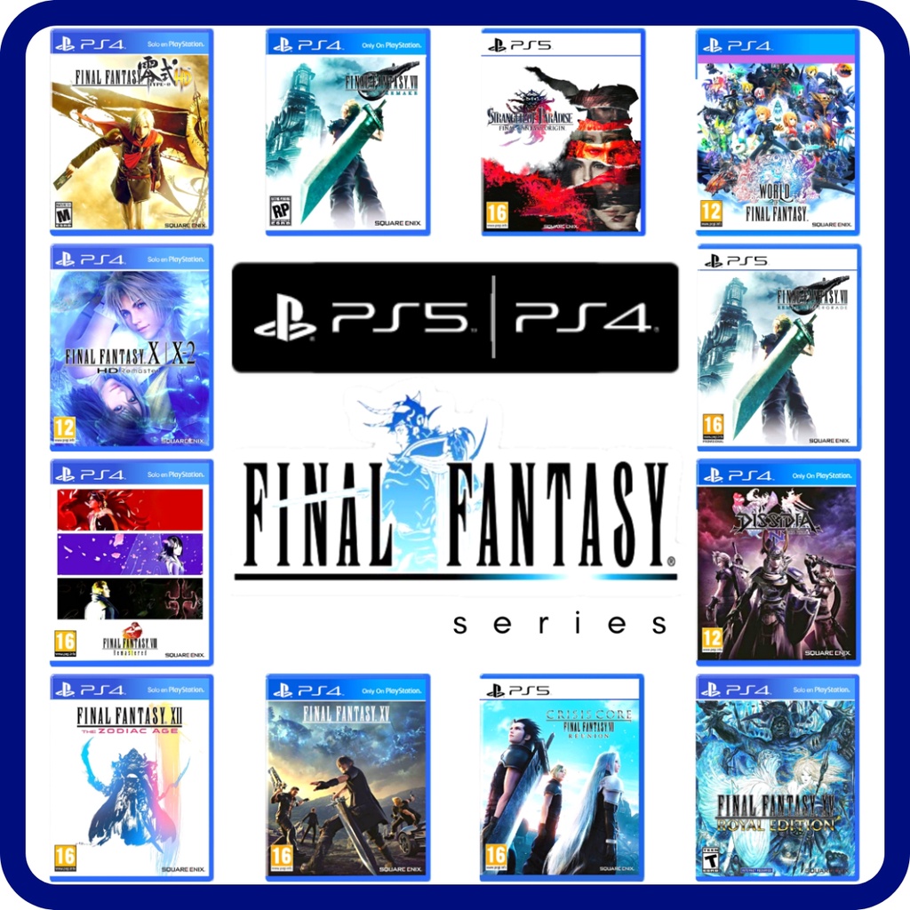 ⭐ - FINAL FANTASY ™ - ⭐ ( s e r i e s ) PS5 PS4 | kaset bd game ps4 ps5 ps 4 5 final fantasy hogwart