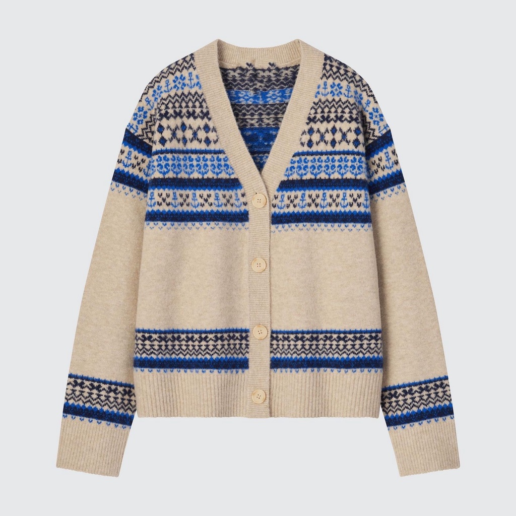 Unq washable button knit sweater