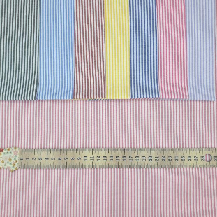 PRODUCT TERLARIS A35 Kain Katun Yarndyed Motif Garis Stripe /Kain Salur Lebar 150cm Kain Katun Jepan