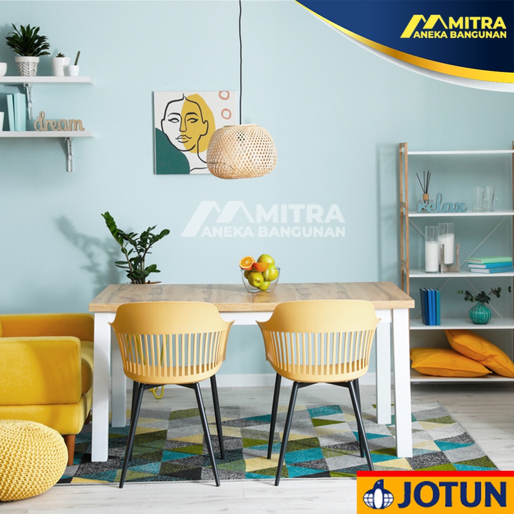 CAT TEMBOK JOTUN EKSTERIOR INTERIOR INDUSTRY BLUE 5222 / BIRU