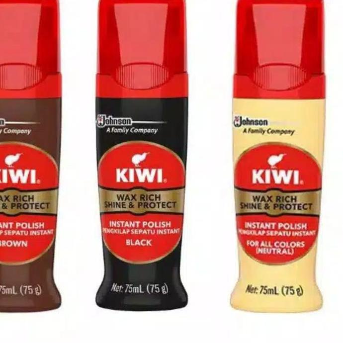 ✨TERBARU✨ KIWI SEMIR SEPATU CAIR OLES 75 ML HITAM COKLAT NETRAL grosir