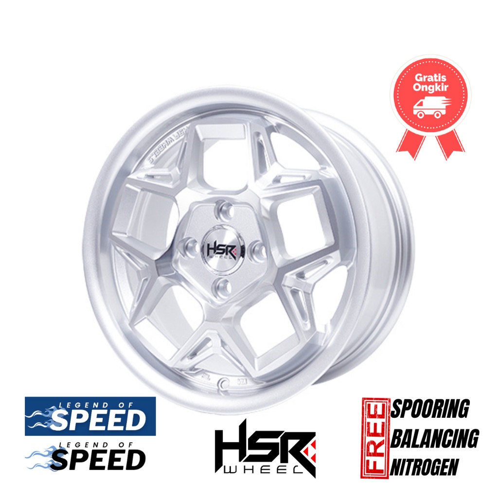 Velg HSR Ring 17 Lubang 4x100 WASILE SMF