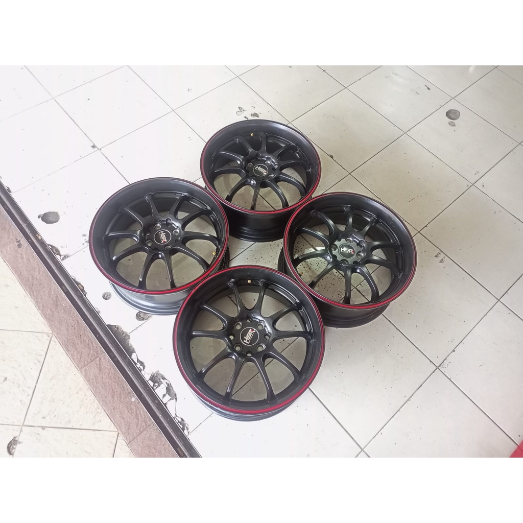 VELG BEKAS KABUTO HSR R17X7 LUBANG 4 PCD 4X100/4X114
