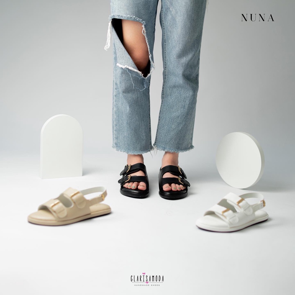 GLARISAMODA Nuna Sandal Sepatu Sandal Wanita Nyaman