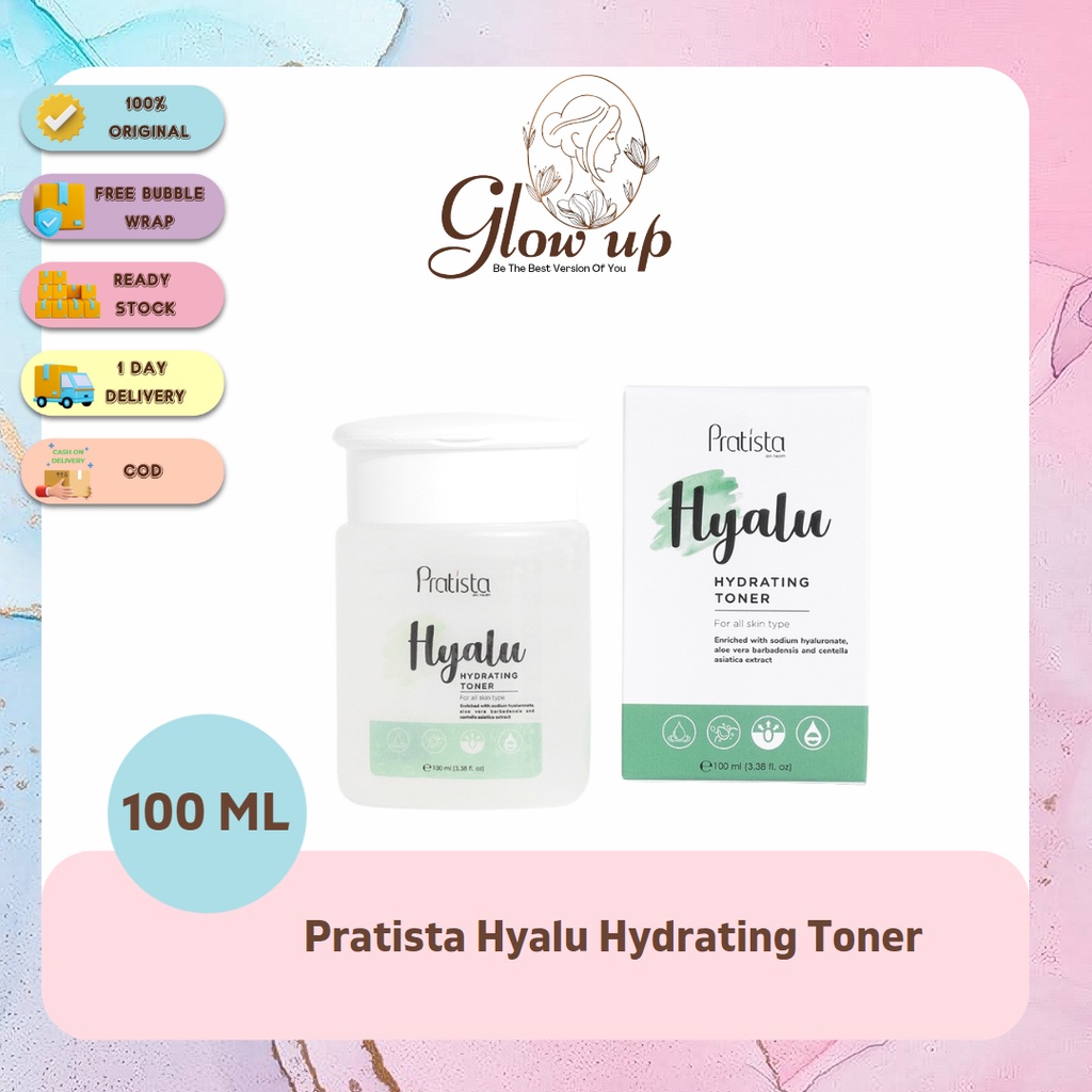 ✨GLOWUP✨Pratista Hyalu Hydrating Toner Pratista Skincare Face Toner Pencerah Melembabkan Wajah Extra