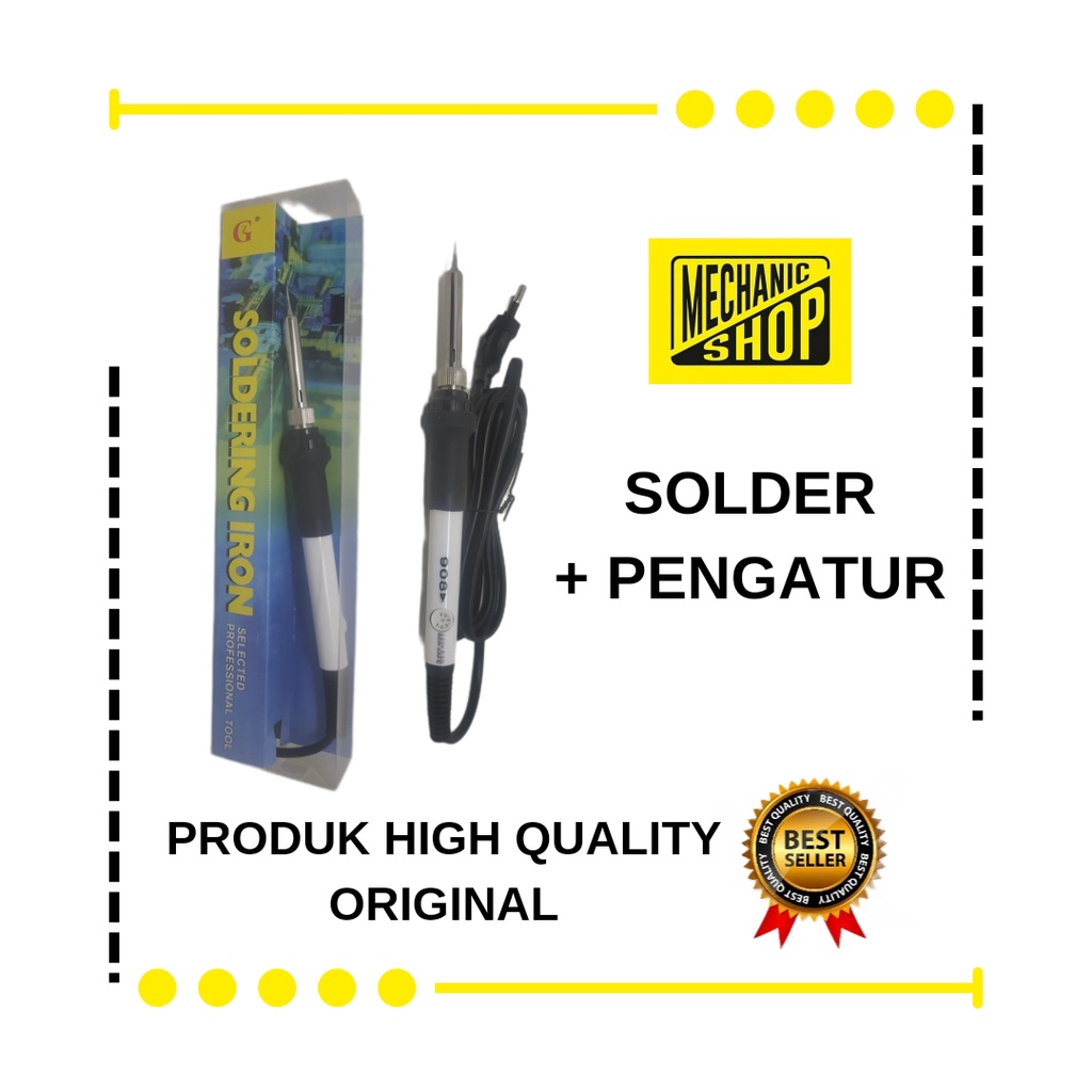 SOLDER + PENGATUR SUHU 65 WATT