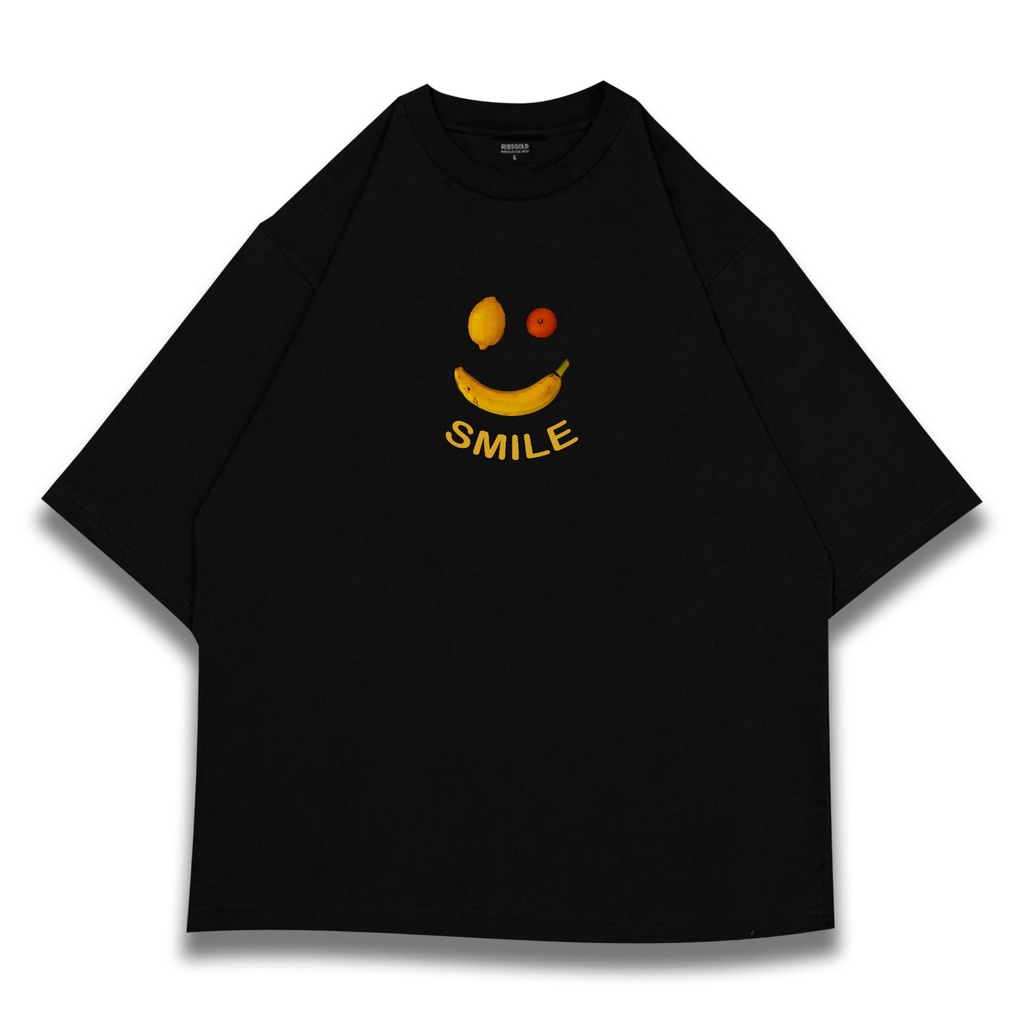 Ribsgold Kaos Oversize Graphic Pria - SmileFruit