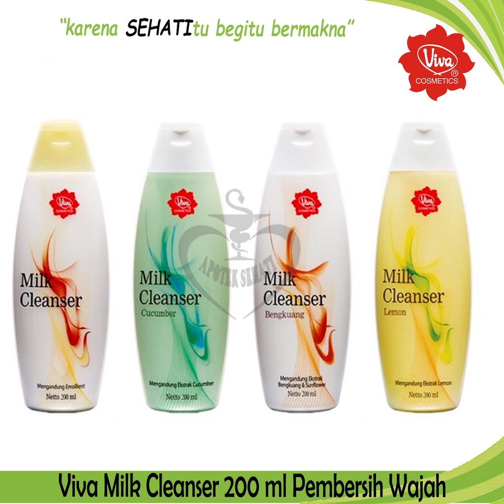 Viva Milk Cleanser All Varian Membersihkan Make Up Wajah