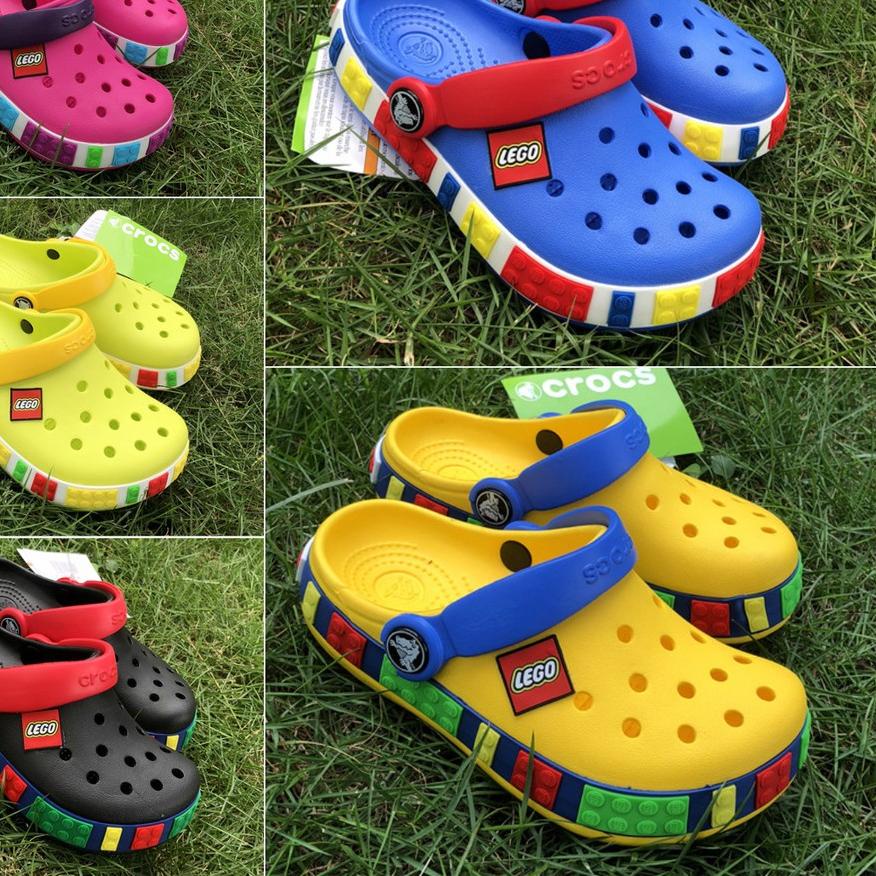 ❄ Crocs / Crocs anak / Crocs Lego / Sandal Crocs / Sandal Anak / Sandal Karet Anak / Crocs Kids Lego