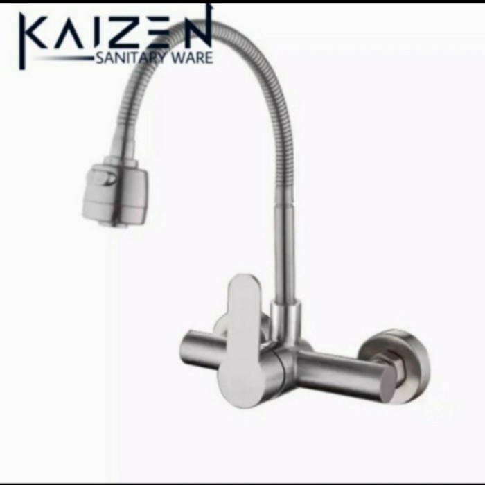 Terlaris Keran Sink Fleksibel Dinding Panas Dingin /Kran Dapur Angsa Stainles