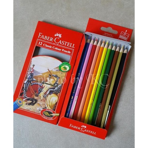 

ATK0082 Faber 12warna Classic Colour Pensil Warna 115852 faber castell