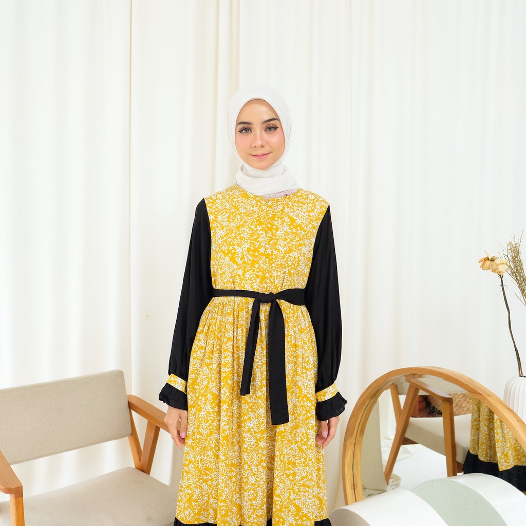 NINA MUSTARD  Gamis Baneska