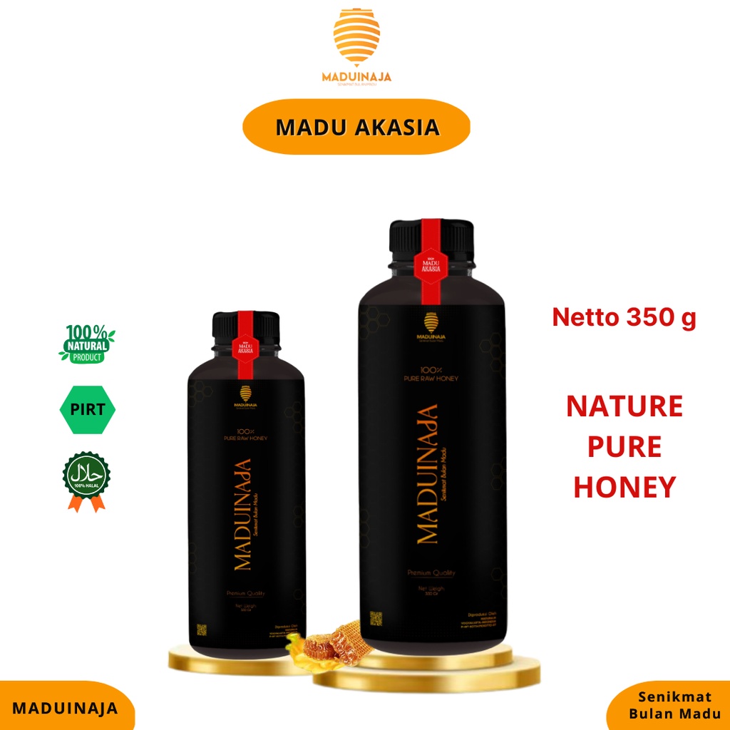 

Madu Murni Asli Akasia Carpa 350g Nature Raw Honey 100% Madu Hutan Sumatera - MADUINAJA