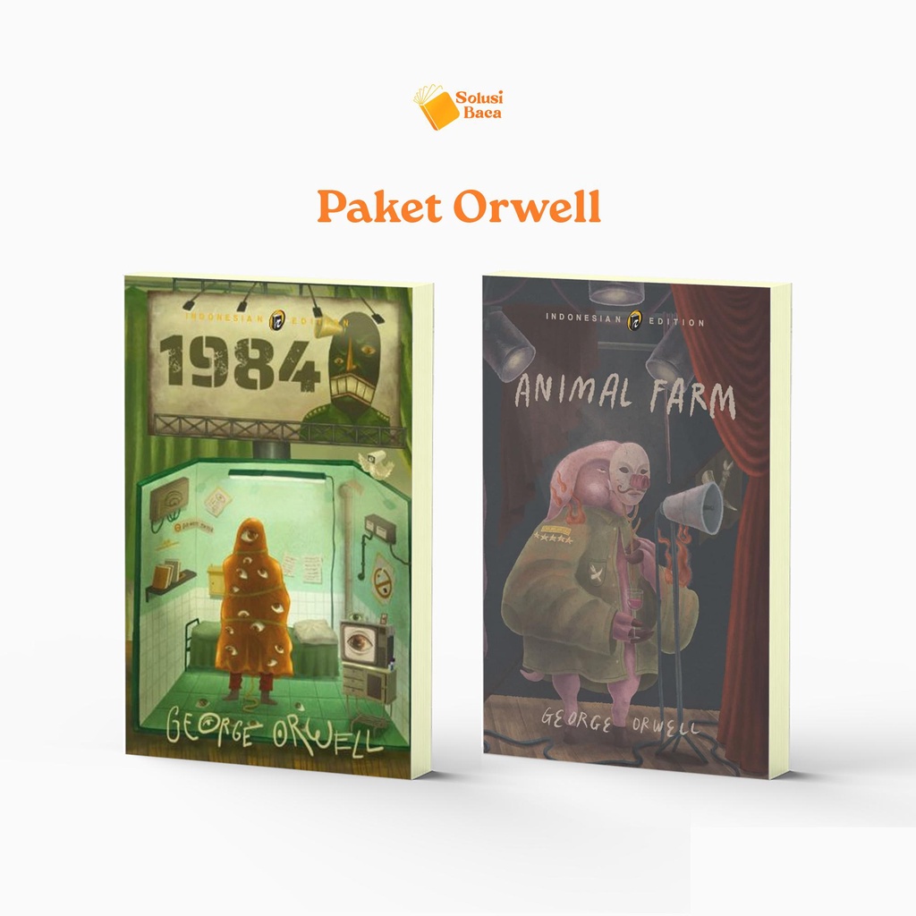 Paket Orwell Buku Animal Farm + 1984 | Shira Media