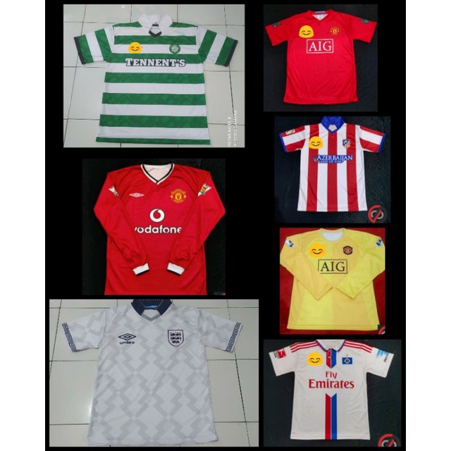 Jersey Man United 2002 Home/Jersey Man United 2006 Kiper/Jersey Man United 2007/2008 Home/Jersey Atl