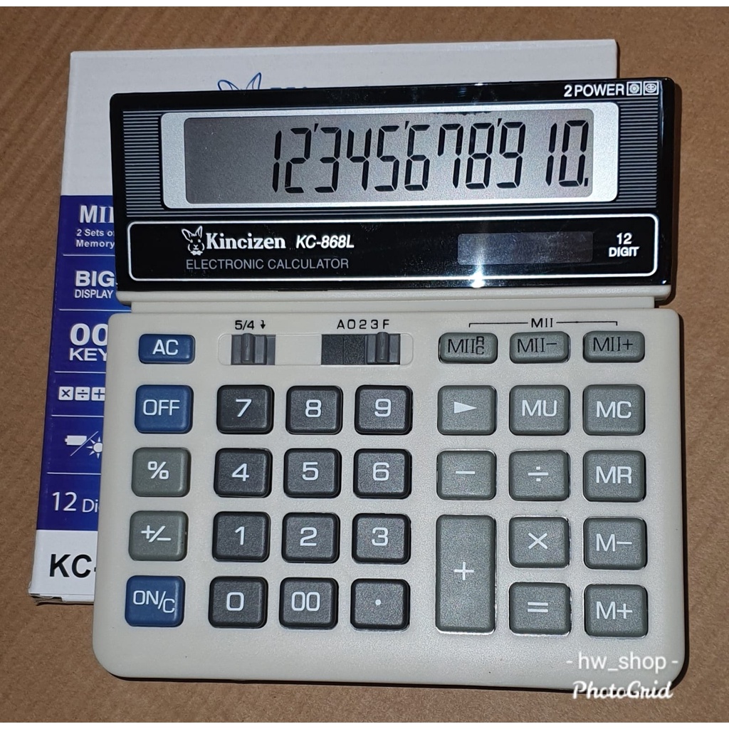 

Kalkulator Kincizen 868 L Grade Super