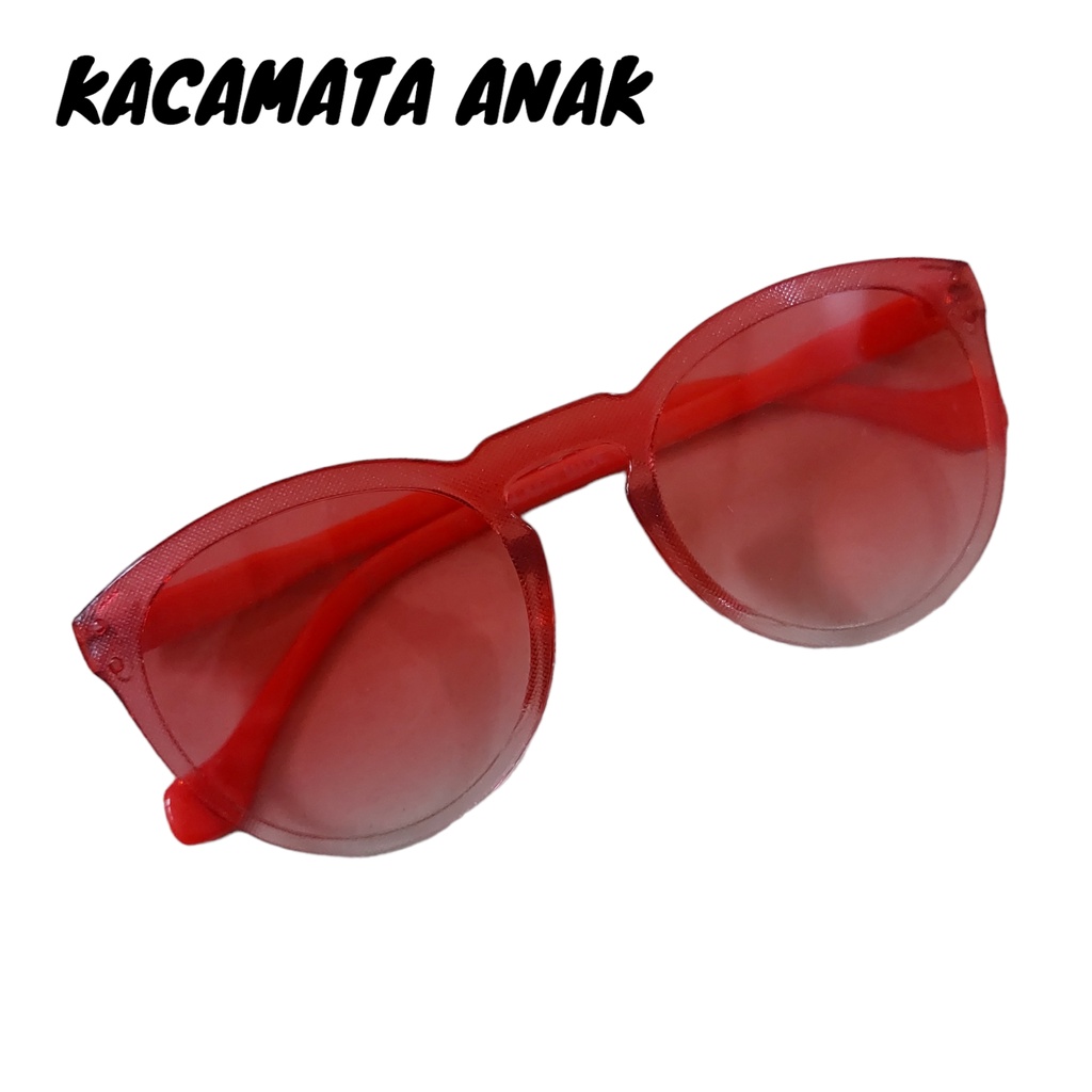 New Kacamata Anak trendy trend anak kaca mata lucu keren variasi warna cewek / cowok - Spring Style