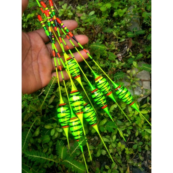 Pelampung pancing anti badai Kumbul pancing anti badai sensitif lilit benang 25 cm