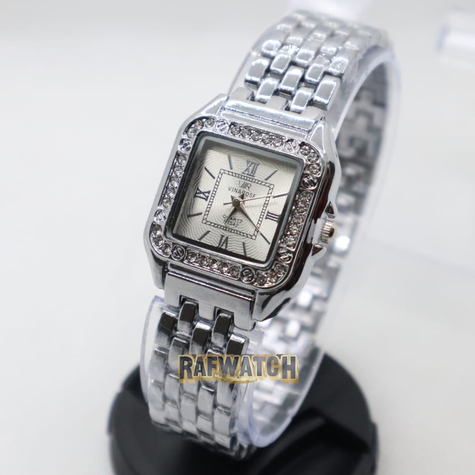 Jam Tangan Wanita Rantai Fashion Mewah RTA2 Stainless Permata Import