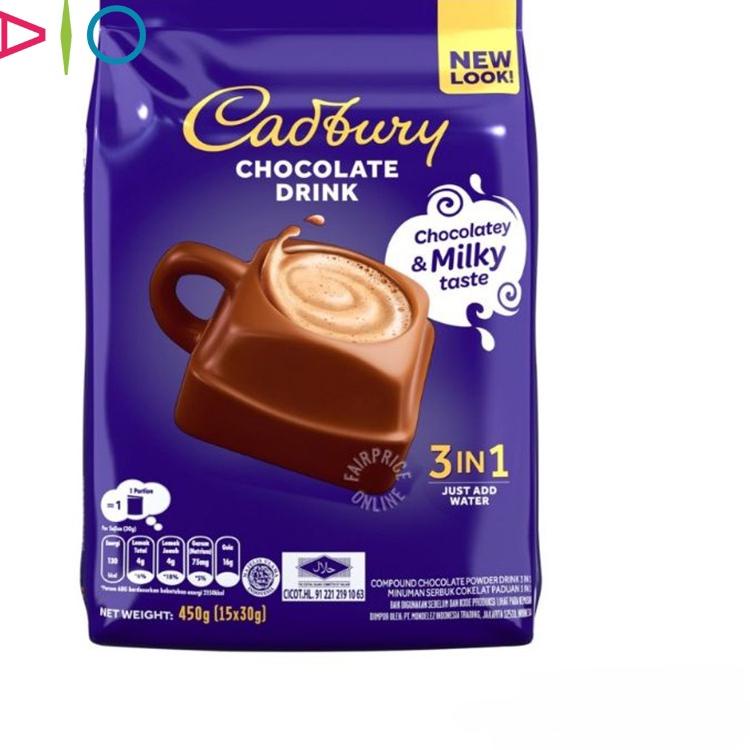 

Terlaris Cadbury Hot Chocolate Drink 3in1 Malaysia ( 15 Sachet )