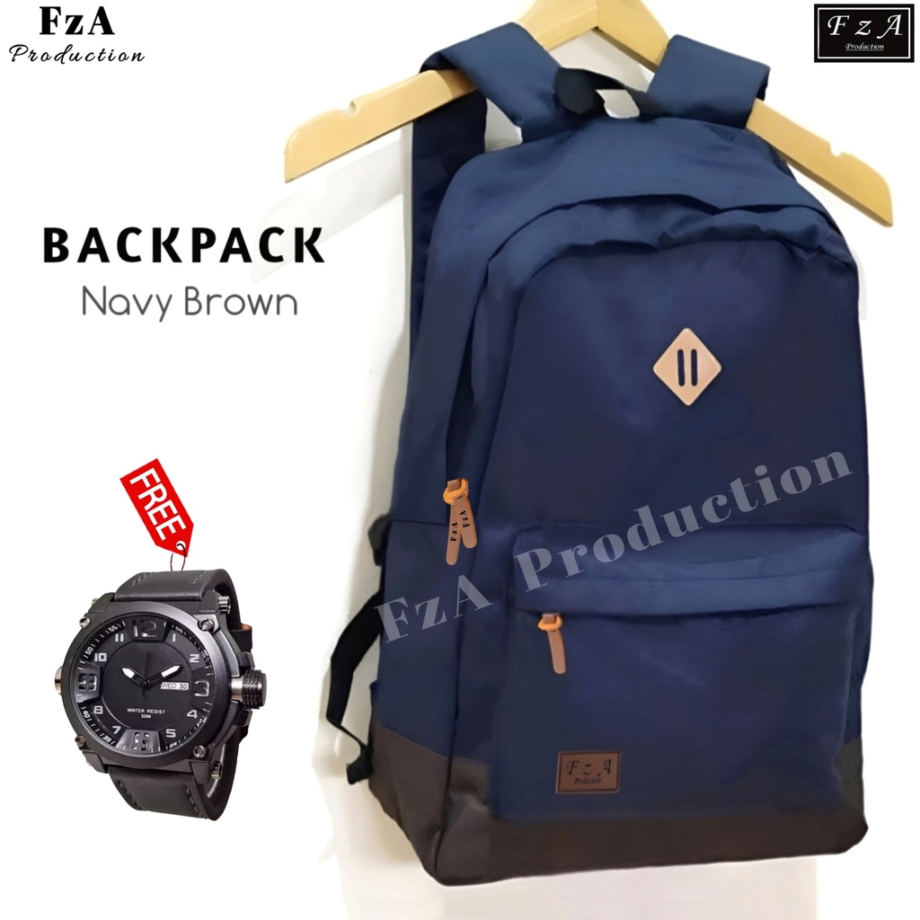 FzA Official - Big Promo..Tas Ransel Distro sekolah kuliah Kerja Tas Pria Wanita Bacpack Tas Ransel Laptop Original - NBQS