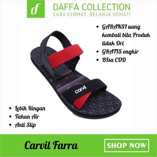 Sendal gunung Anak Perempuan Carvil Original model baru Sandal Anak Cewek Farra Ukuran 31-35