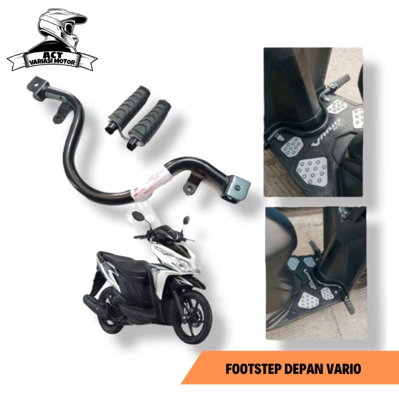 Pijakan Kaki Depan Vario 125 Old Bohlam Footstep Vario 125 2012 - 2014 Satu Set