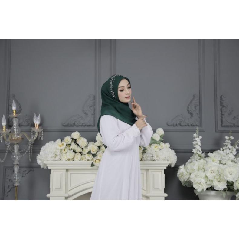 New - Hijab Segi Empat Payet Mahkota// Segi empat pesta// Hijab Mewah
