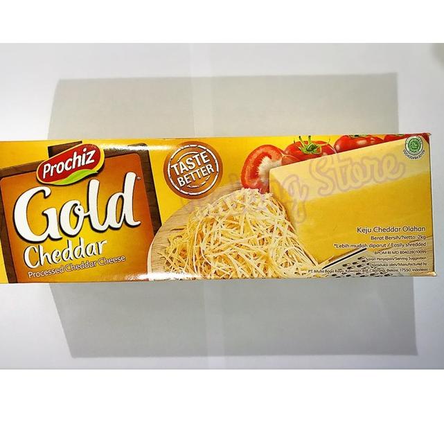 

❂ Keju Cheddar Prochiz Gold 2kg !!- ◄