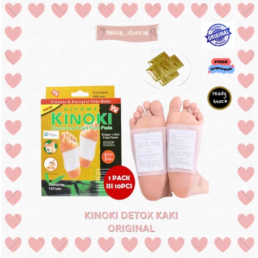 KINOKI GOLD KOYO DETOX KAKI ORIGINAL ISI 10PCS