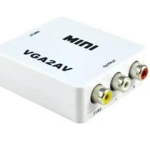 ➥ VGA to RCA Converter / Converter VGA to AV / VGA to AV Mini Converter ➣