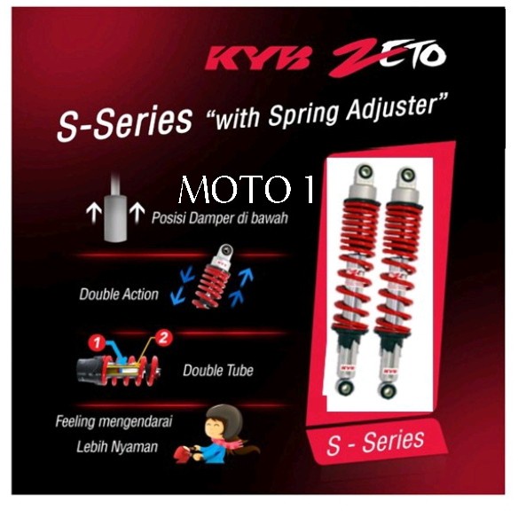 SHOCKBREAKER KYB-ZETO/ZT1070/S-SERIES/280/EMPUK (jupiter, vega, zr)