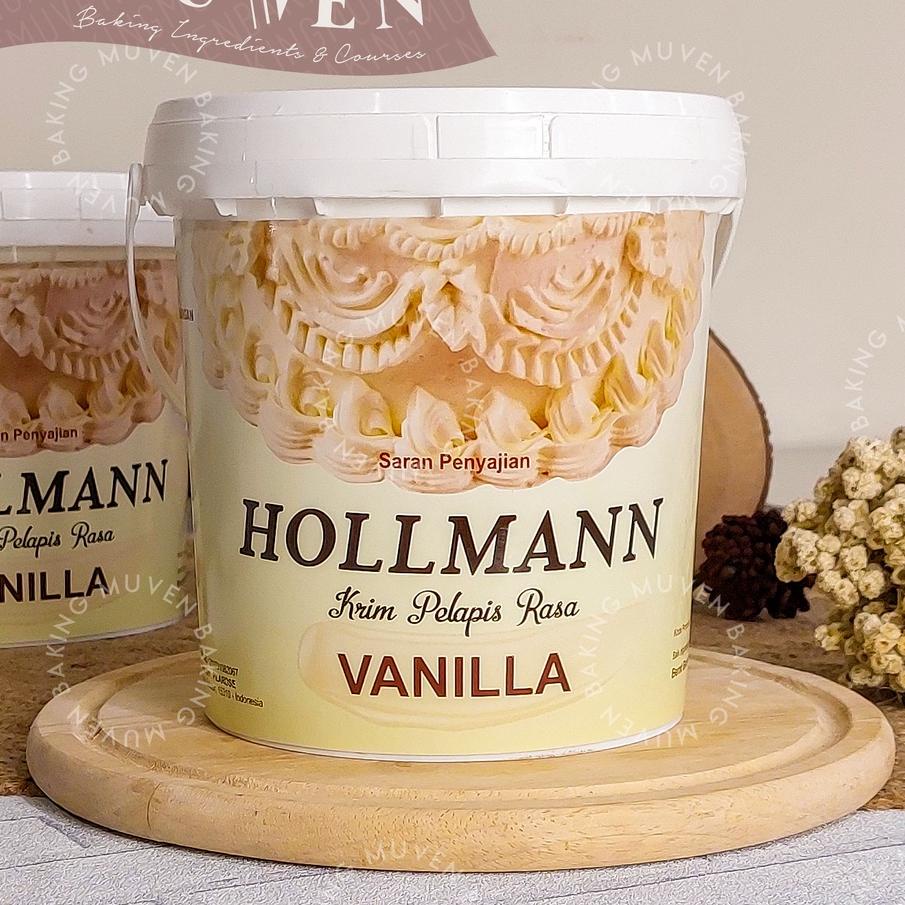 

☂ BUTTER CREAM HOLLMANN 1 Kg / HOLLMAN BUTTERCREAM SIAP PAKAI EMBER ❁