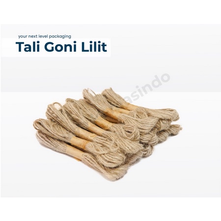 

Tali Goni Lilit 3 PLY (+- 4,5 meter) tali/goni/taligoni/hampers/kado
