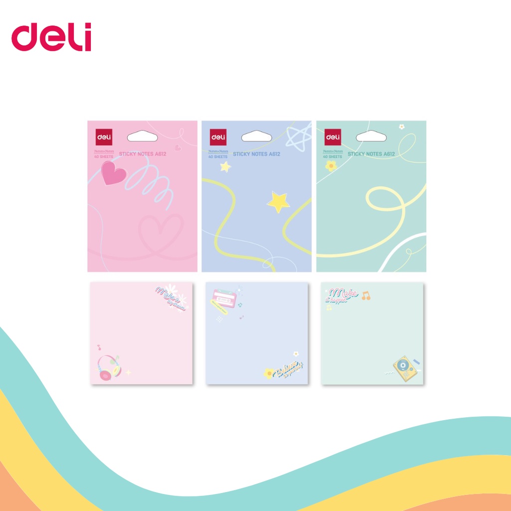 

SALE…!!! STICK NOTE DELI A-612 (1 PCS)