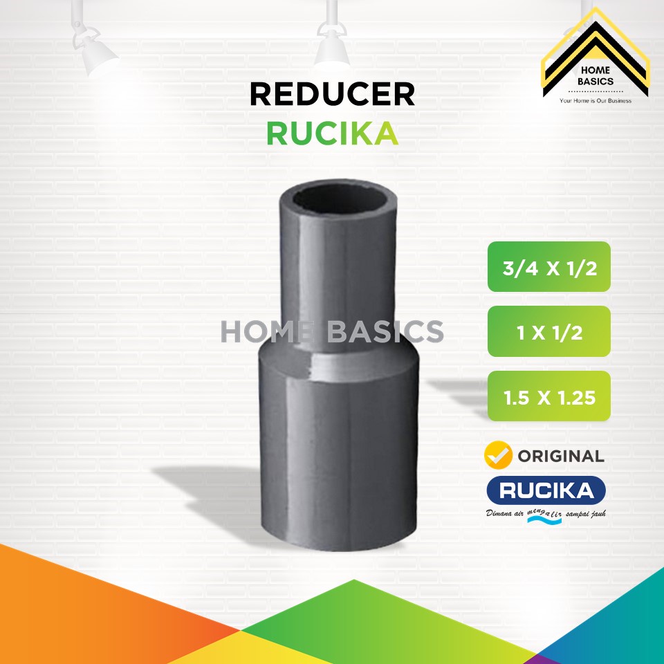 Reducer Rucika AW / R Sock Fitting Pipa / Sambungan PVC
