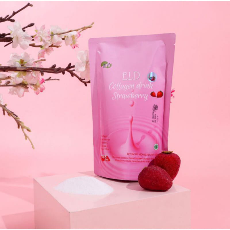 READY!!!! ELD COLLAGEN STRAWBERRY 125 GRAM